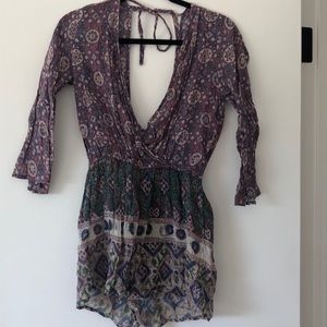 RVCA Boho Low Back Romper